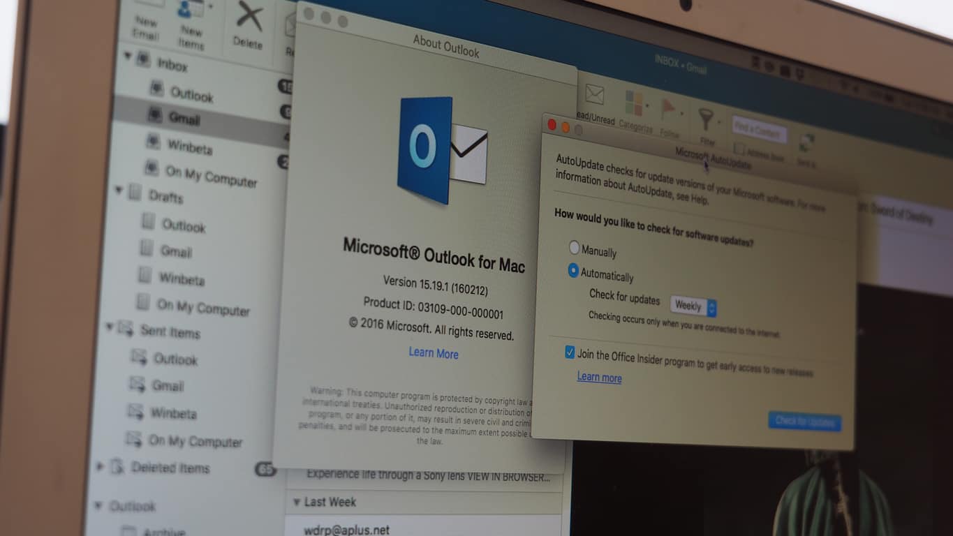outlook for mac change contacts view